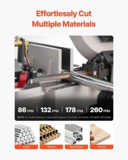 Image du fabricant 5 du VEVOR scie à ruban métal