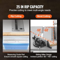 Image du fabricant 5 du VEVOR Scie circulaire de table