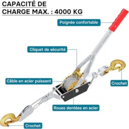 Image du fabricant 5 du Wiltec Palan manuel câble acier