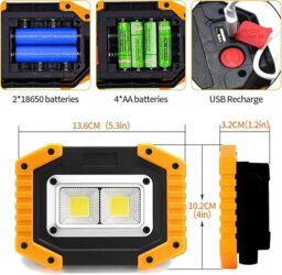 Image du fabricant 6 du Bizcasa Projecteur LED 30W rechargeable