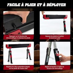 Image du fabricant 6 du COSTWAY Tréteaux métalliques robustes