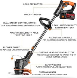 Image du fabricant 6 du Débroussailleuse Electrique sans Fil