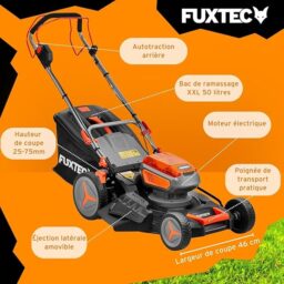 Image du fabricant 6 du Fuxtec Tondeuse à Gazon sans Fil