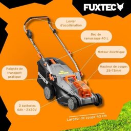 Image du fabricant 6 du Fuxtec Tondeuse à Gazon sans Fil