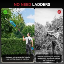 Image du fabricant 6 du ONEVAN taille haie télescopique