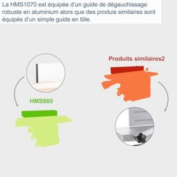 Image du fabricant 6 du Scheppach HMS1070 raboteuse compacte