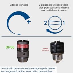 Image du fabricant 6 du Scheppach Perceuse d'Etabli DP60