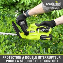 Image du fabricant 6 du SnapFresh Taille-Haie Batterie 20V