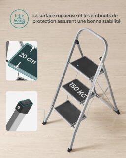 Image du fabricant 6 du SONGMICS Marchepied 3 Marches