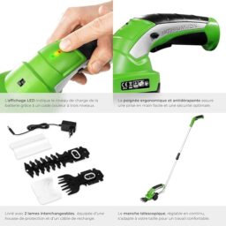 Image du fabricant 6 du tectake® Taille haie batterie