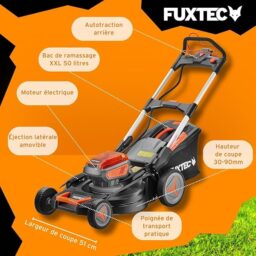 Image du fabricant 6 du Tondeuse Fuxtec sans fil 40V