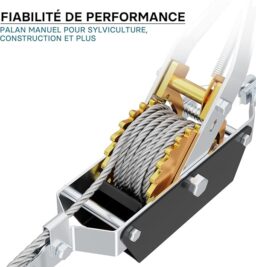 Image du fabricant 6 du Wiltec Palan manuel câble acier