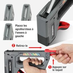 Image du fabricant 6 du WORKPRO Agrafeuse Murale Multifonction