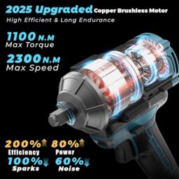 Image du fabricant 6 du Yofuly Clé à Chocs Sans Fil