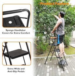 Image du fabricant 7 du Escabeau BONTEC 4 Marches Noir