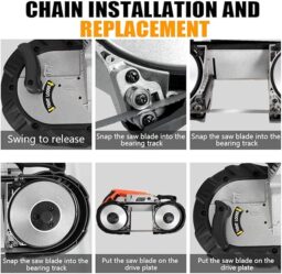 Image du fabricant 7 du Anbull Scie à ruban métal