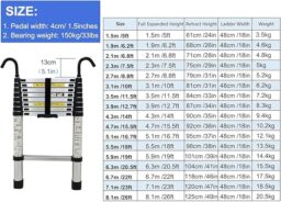 Image du fabricant 7 du Échelle de toit télescopique aluminium