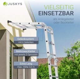 Image du fabricant 7 du Échelle Multifonctions Juskys pliante