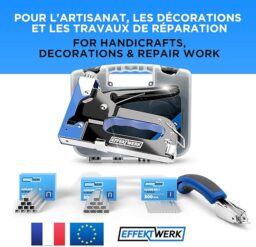 Image du fabricant 7 du Effektwerk Ensemble d'agrafeuses 5 en 1