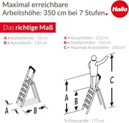 Image du fabricant 7 du Escabeau Hailo ComfortLine L80