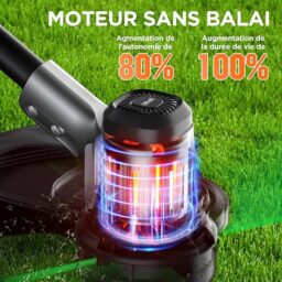 Image du fabricant 7 du Litheli Coupe-Bordures Batterie