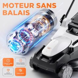 Image du fabricant 7 du Litheli Tondeuse à Gazon sans Fil