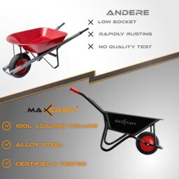 Image du fabricant 7 du MAXCRAFT Brouette Chantier 250kg