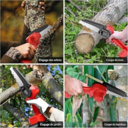 Image du fabricant 7 du Mini tronçonneuse à batterie 800W