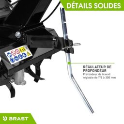 Image du fabricant 7 du Motobineuse BRAST thermique 176ccm