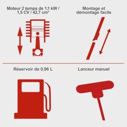 Image du fabricant 7 du Scheppach Débroussailleuse Thermique MTC42-5P