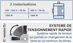 Image du fabricant 7 du Scie à ruban Scheppach Basa 4