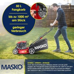 Image du fabricant 7 du Tondeuse essence Masko 3 en 1