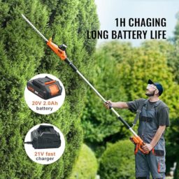 Image du fabricant 7 du VEVOR Taille-Haie Batterie Orange