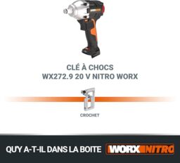 Image du fabricant 7 du WORX Clé à Chocs sans Fil 20V