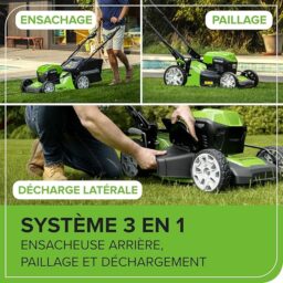 Image du fabricant 8 du Tondeuse Greenworks 48V sans fil