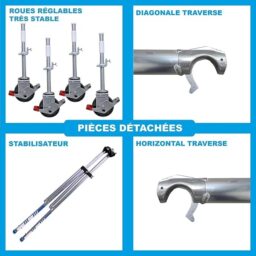 Image du fabricant 8 du Alumexx Red Line échafaudage transformable