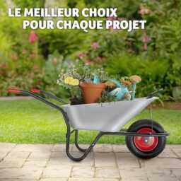 Image du fabricant 8 du Brouette tectake® tout-terrain robuste