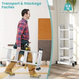 Image du fabricant 8 du Échelle multifonctionnelle GYMAX