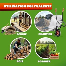 Image du fabricant 8 du GARDEBRUKŽ Brouette acier galvanisé