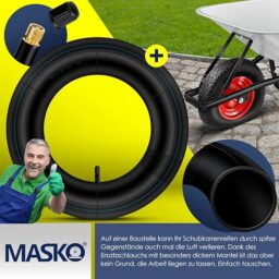 Image du fabricant 8 du MASKO® Brouette de Chantier robuste