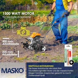 Image du fabricant 8 du Motobineuse électrique MASKO 1500W