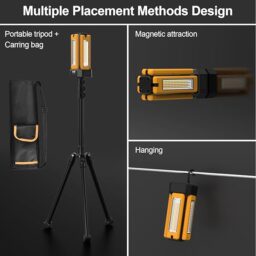 Image du fabricant 8 du Projecteur solaire LED trépied orange