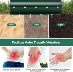 Image du fabricant 8 du RELAX4LIFE Scarificateur Gazon Manuel