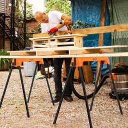 Image du fabricant 8 du Tréteaux pliables GYMAX orange