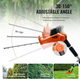 Image du fabricant 8 du VEVOR Taille-Haie Batterie Orange