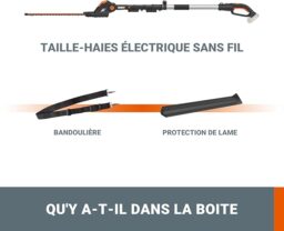 Image du fabricant 8 du WORX Taille-Haies sans Fil 20V