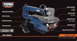 Image du fabricant 9 du FERM Scie à chantourner SSM1007