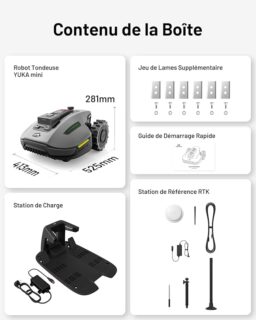 Image du fabricant 9 du MAMMOTION YUKA Mini 700 robot tondeuse