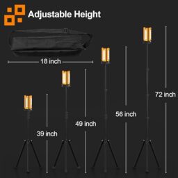 Image du fabricant 9 du Projecteur solaire LED trépied orange