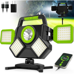 Lampe de Chantier Sylstar Projecteur Led Rechargeable 55w